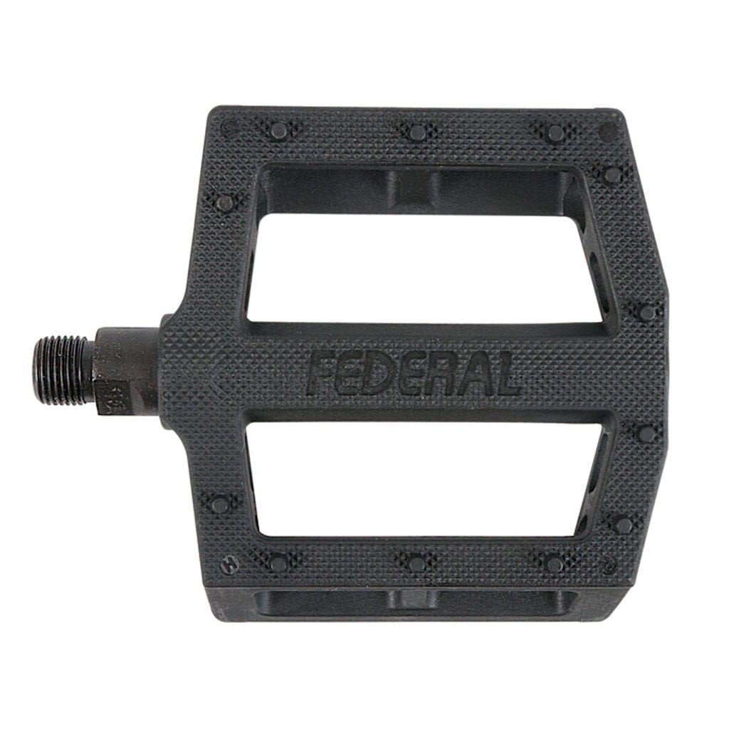 Federal Contact Plastic Pedal - Black 9/16" 