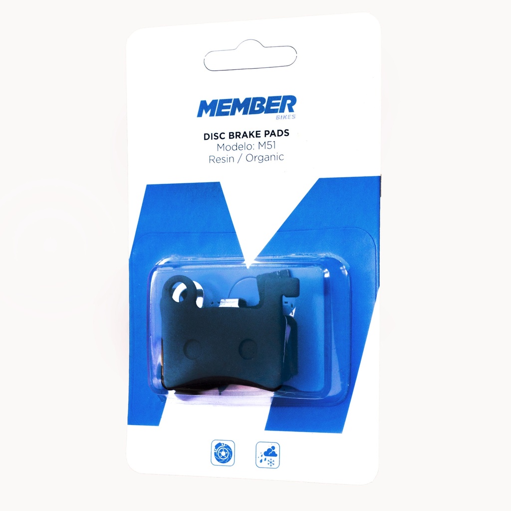 Pastillas para frenos a disco marca Member tipo A01S