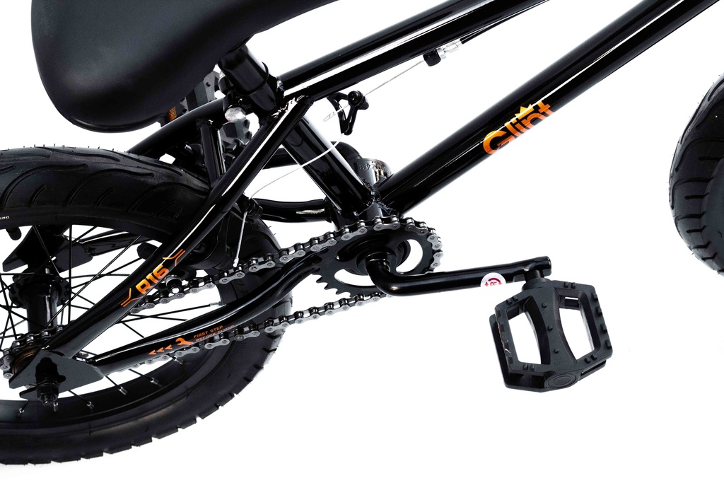 Bicicleta Glint Sully 16" BLACK EDITION con rueditas