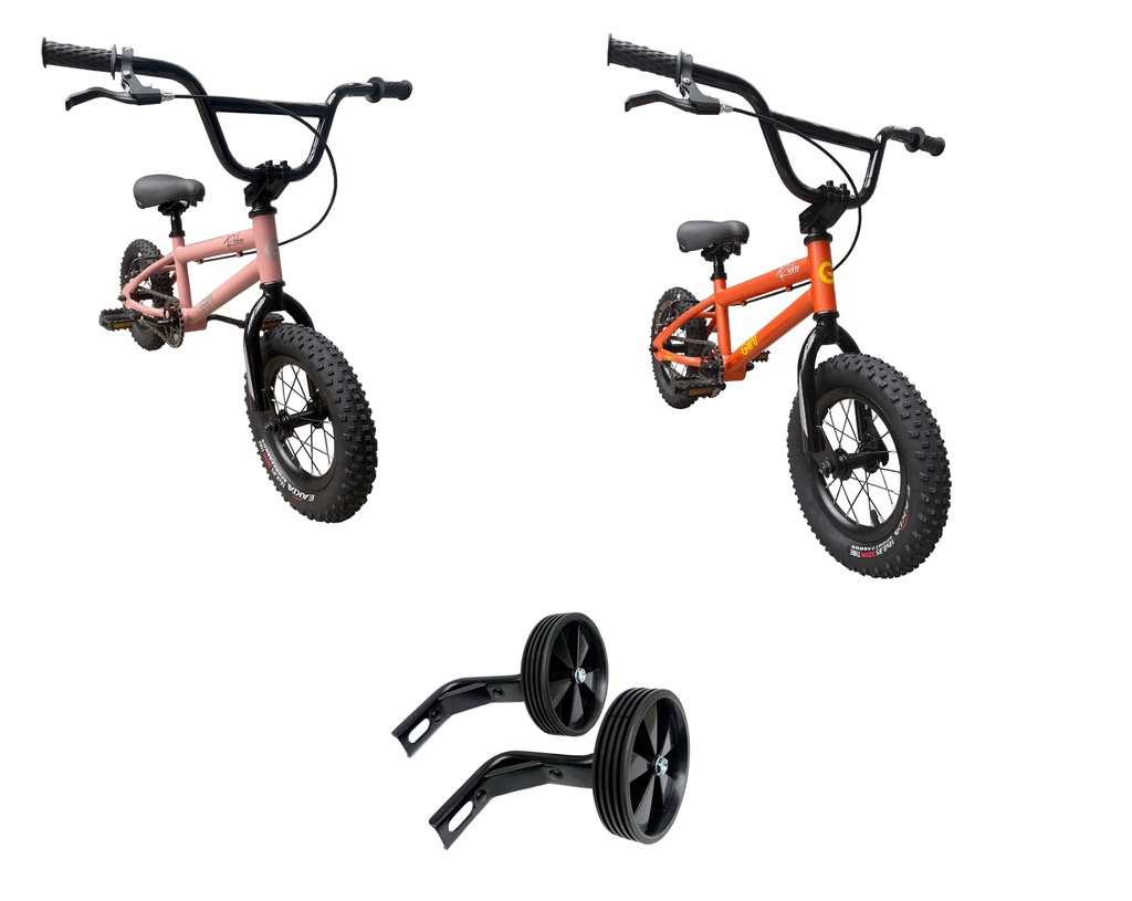 Bicicleta Glint Rocker 12" con rueditas