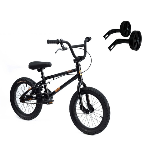 [GLI-SULLY3] Bicicleta Glint Sully 16" BLACK EDITION con rueditas